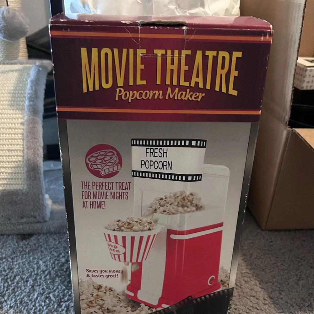 New Movie Theatre Popcorn Machine